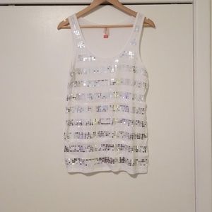 Sequin tank top